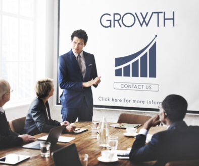 Business Success Report Graph Concept